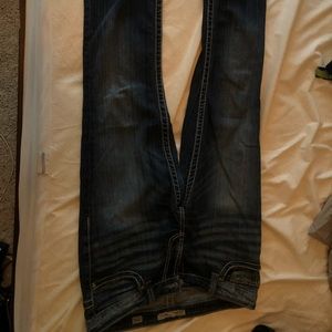 Buckle jeans. Distressed. Size 9XL